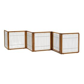 Richel Convertible Elite 6 Panel Pet Gate - Autumn Matte