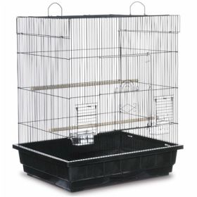 Square Roof Parakeet Cage (Option: White)